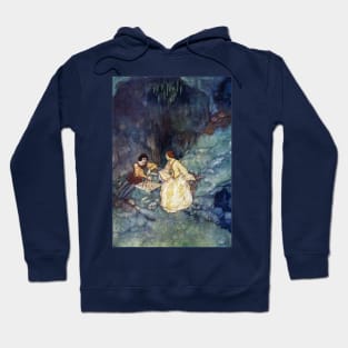 Miranda and Ferdinand Playing Chess in the Cave - The Tempest, Edmund Dulac Hoodie